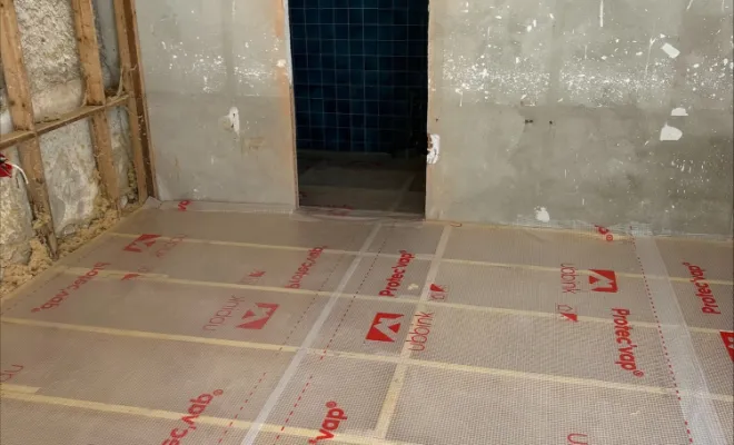 mise en oeuvre d'un pare-vapeur