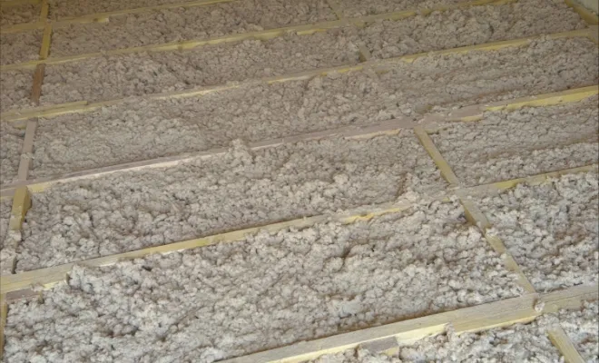 Soufflage de laine de bois à souffler Gutex Thermofibre