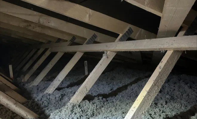 Isolation totale du comble fermette