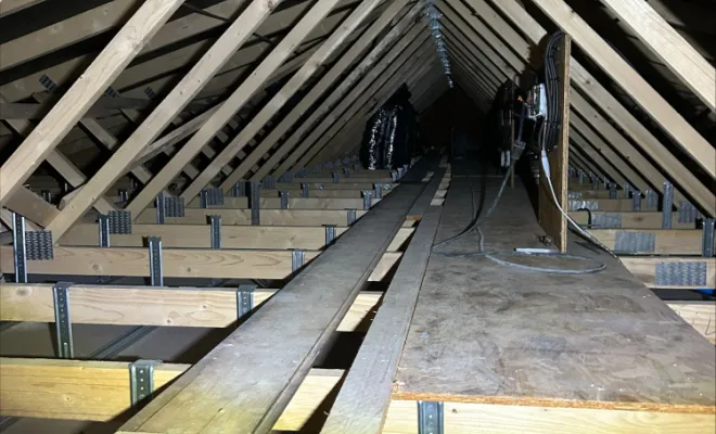 Isolation des combles sous fermette